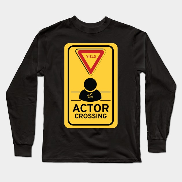 Actor Crossing t shirt Long Sleeve T-Shirt by Night'sShop